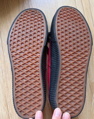 Zapatillas Vans de ante rojas