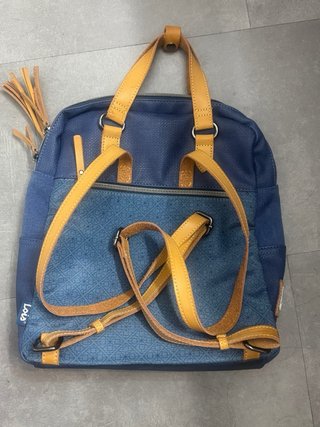 Mochila Lois Azul y Amarilla