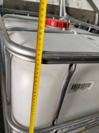 Bidón 640L con jaula metálica