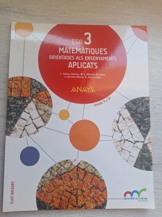 Libros de matematicas de 3r ESO