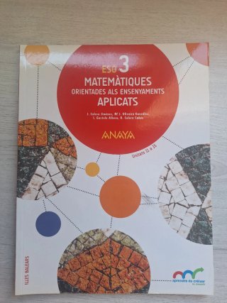 Libros de matematicas de 3r ESO