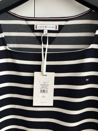 Vestido Tommy Hilfiger rayas azul y blanco