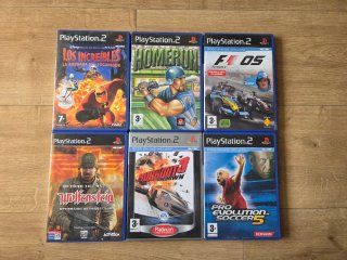 6 Juegos PlayStation 2: F1 05, Wolfenstein, Burnou