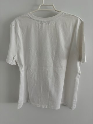 Camiseta Zara Estampado Abstracto Dorado