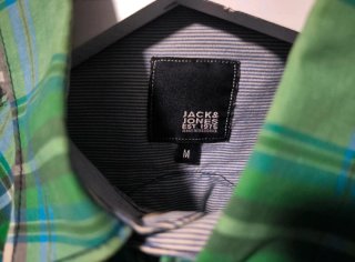 Camisa cuadros Jack & Jones verde