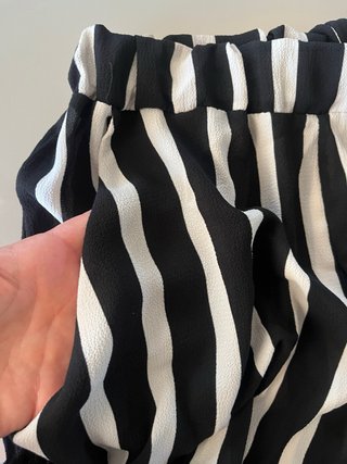 Zara Pantaloncini Donna Neri e Multicolore