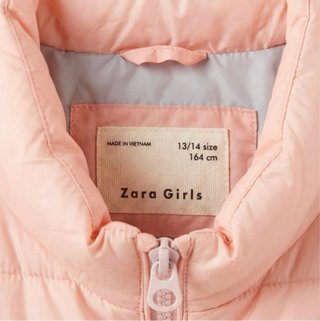 Chaleco rosa Zara Talla XS/13-14