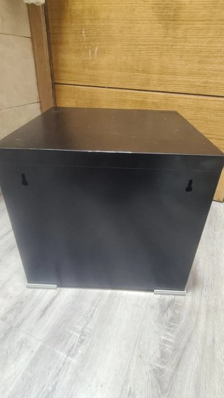 Cajonera metálica negra para escritorio