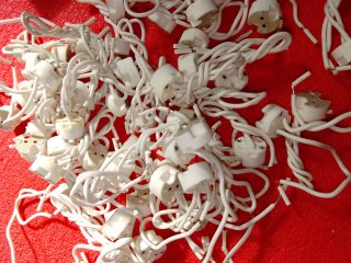 69X Attacchi portalampada ceramica