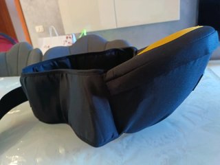 Marsupio neonato con seggiolino da cintura