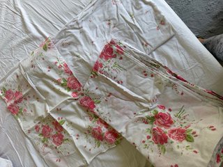 Set 2 Lenzuola Singole + Federa Rose