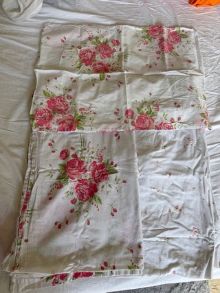 Set 2 Lenzuola Singole + Federa Rose