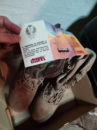 Botas Aridas Talla 40 Beige/Marrón
