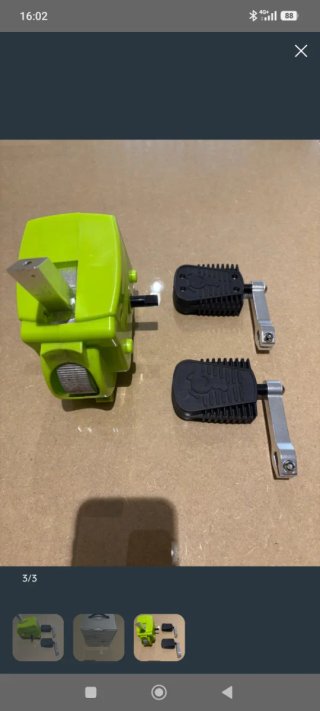 Pedales para bicicleta de entrenamiento