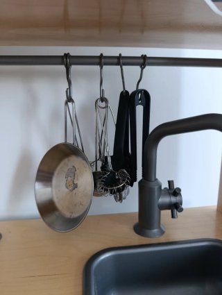 Cocina de juguete con accesorios