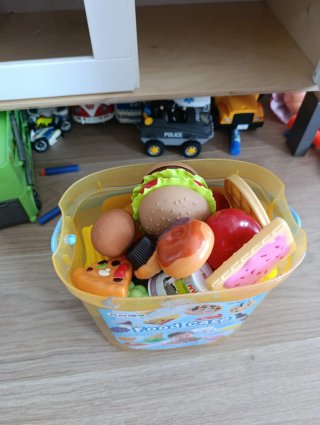 Cocina de juguete con accesorios