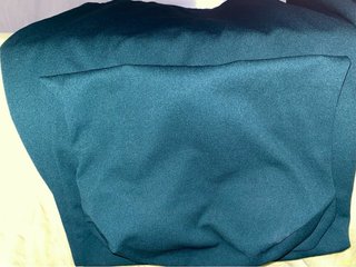 Vestido palabra de honor verde botella