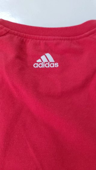 T-shirt Adidas Rossa Vintage Style EST 1949 Tg. S