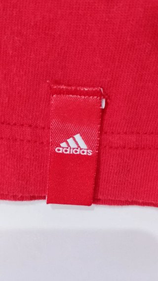 T-shirt Adidas Rossa Vintage Style EST 1949 Tg. S