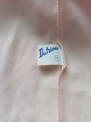 Conjunto lencería camisón corto, braga rosa palo