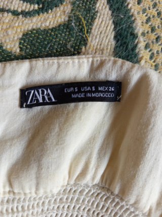Vestido Zara Talla S