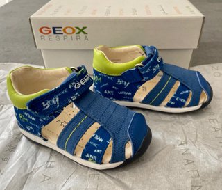 Geox Sandalo Ragnetto Bimbo Bambino Pelle Tg. 19