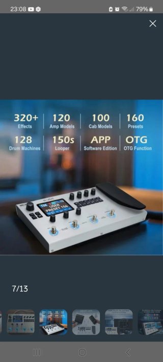 Multiefectos Guitarra Mvave MK-300