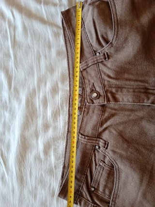 Pantalones vaqueros mujer talla 42 marrón