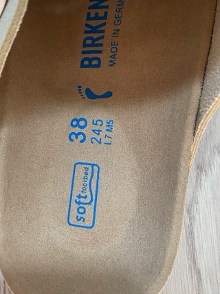 Ciabatte Birkenstock Beige Taglia 38