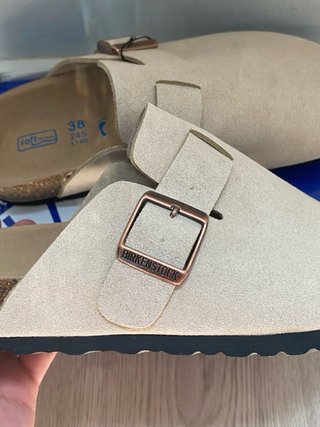 Ciabatte Birkenstock Beige Taglia 38