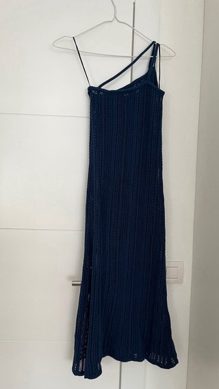 Vestido de punto azul Pull&Bear talla única