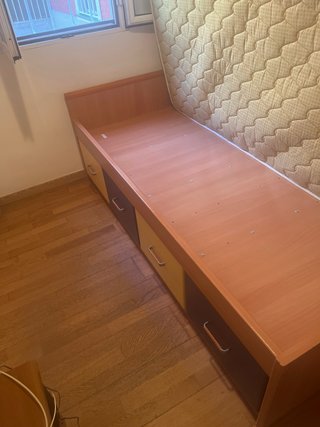 Conjunto juvenil dormitorio completo Con cajoneras