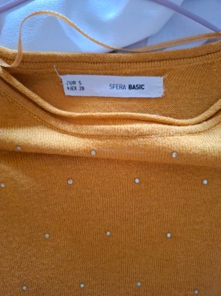 Jersey Sfera mujer mostaza T.S