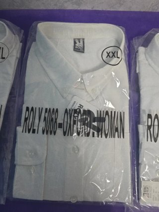 Camisa Blanca ROLY Oxford Mujer XXL