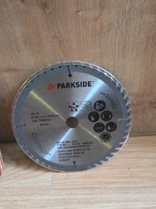 Set Discos Sierra Circular Parkside 190mm
