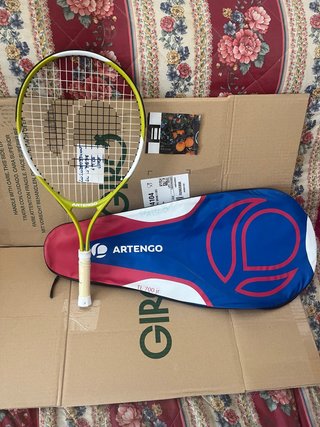 Raqueta y funda tenis infantil Artengo