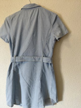 Vestido camisero azul