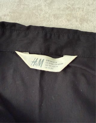 Camisa H&M Negra
