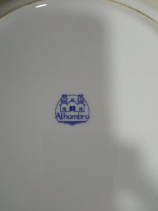 Vajilla Porcelana Alhambra 12 Comensales