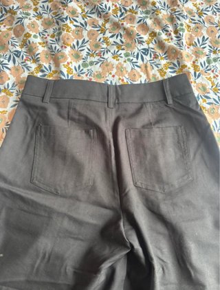 Pantalones NA-KD Talle Alto Barril Talla 34