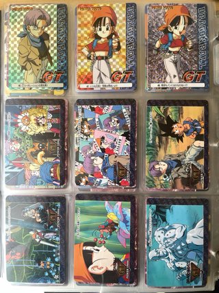 Dragon Ball GT 1996 PP Cards Amada part 1 & 2