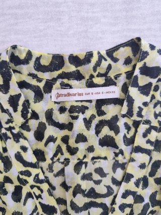 Camisa Stradivarius Animal Print