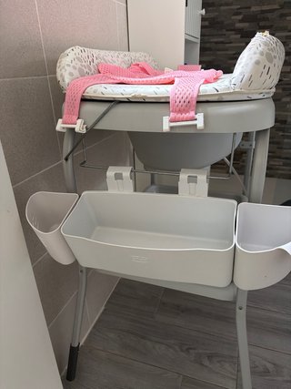 Bañera y cambiador bebé Chicco