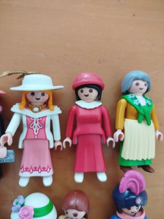 Playmobil Lote Mujer Victoriana Serie Rosa Western