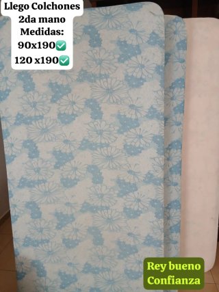 Colchones 2da mano 90x190 y 120x190