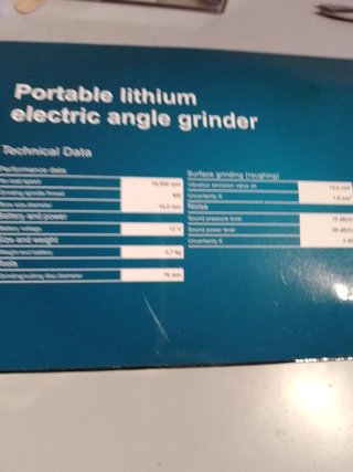 Mini radial litio 2 baterías 2000mha + 2 discos