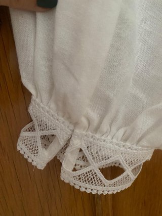 Chaqueta Zara Blanca Bordada