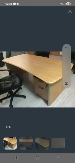 Mesa de oficina madera maciza