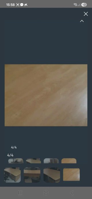 Mesa de oficina madera maciza