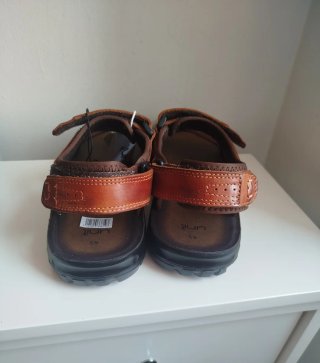 Sandalias de piel hombre T45